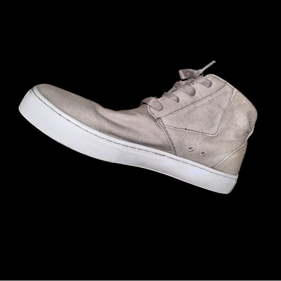 RADII GRAY canvas chukka sneakers men’s high top boots shoes size 9 - Picture 6 of 13